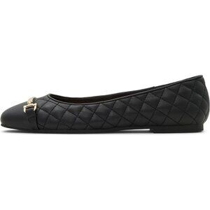 πWomen Black Leanne Ballerinas Ballet Slip Flat Fashion Shoes